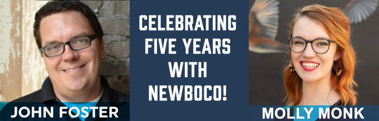 John Foster and Molly Monk: Celebrating 5 Years with NewBoCo