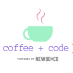 Coffee and Code Powered by DeltaV and NewBoCo logo